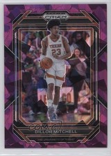 2023-24 Panini Prizm Draft Picks Purple Ice 59/149 Dillon Mitchell #35 0v2h