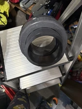 4” Inch Schedule 80 PVC Slip Union Fitting With Chemical  Resistant O-ring