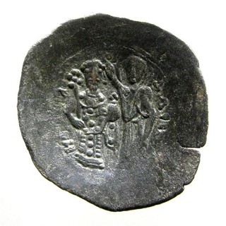 MANUEL I ASPRON TRACHY_______Byzantine Empire Cup Coin________MILITARY LEADER