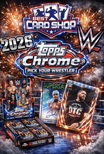 Tyler Breeze 2026 Topps Chrome WWE Delight 6 Box Case Break PYW #1