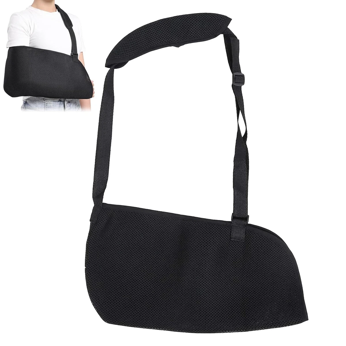 Fascia per braccio traspirante per bambini, stabilizzatore di supporto per lesioni al polso/gomiti/spalle, si adatta perfettamente sia alla mano sinistra che alla destra (blu, S