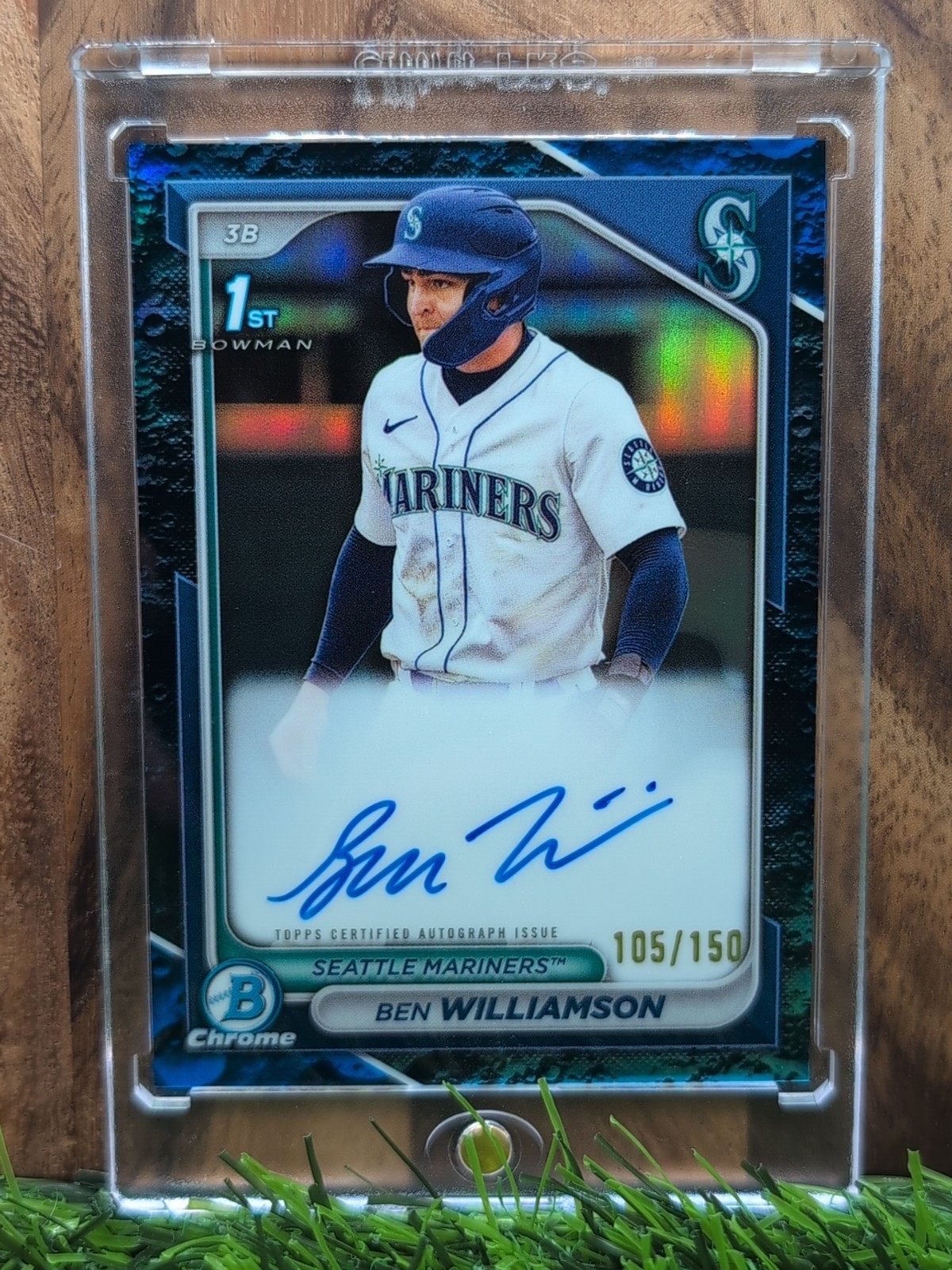 2024 Bowman Chrome Prospect Blue Refractor /150 Ben Williamson #CPA-BWI Auto RC