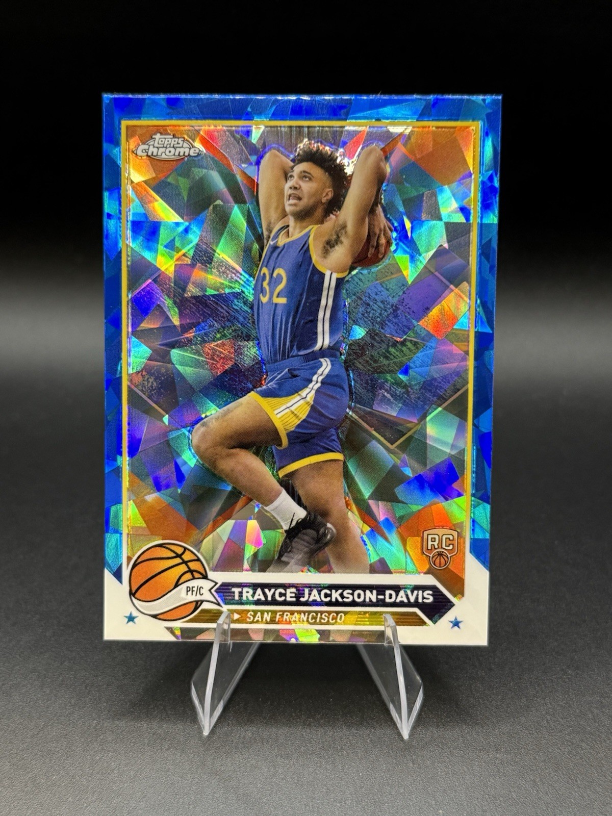 2023-24 Topps Chrome Sapphire Edition- Trayce Jackson-Davis #176 (RC) Rookie CC1