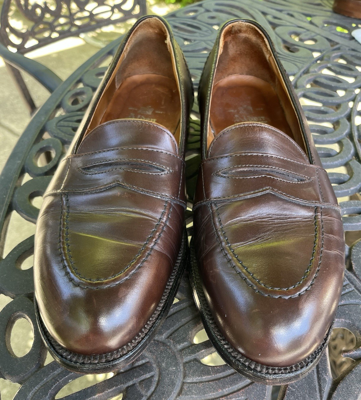 Alden 686 Dark Brown Calfskin Full Strap Loafer