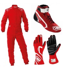 Omp Racing Suit Shoes Gloves Set With Free Balaclava Karting Gear Bundle Omp Racing Suit Shoes Gloves Set With Free Balaclava Karting Gear Bundle