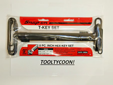 Snap-on Usa Gaw1900a New Hex Set 8 Piece Sae 332-14 T-handle Wrench Set