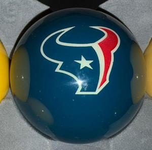 Vintage Aramith Billiard Ball 2 1/4 inch Houston Texans