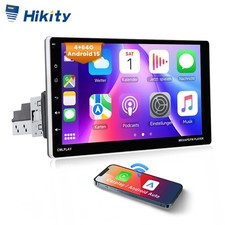 Autoradio 1Din 9" Android 15 Apple CarPlay Bluetooth GPS NAVI USB RDS SWC 4+64GB