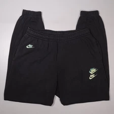 Nike Sport Essentials Joggers Sweatpants Swoosh DM8884 Black Mens Large x 32