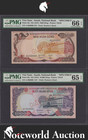 Viet Nam South 5000 10000 Dong 1975 P 35s 36s SPECIMEN Set 2 p UNC PMG 65 66 EPQ