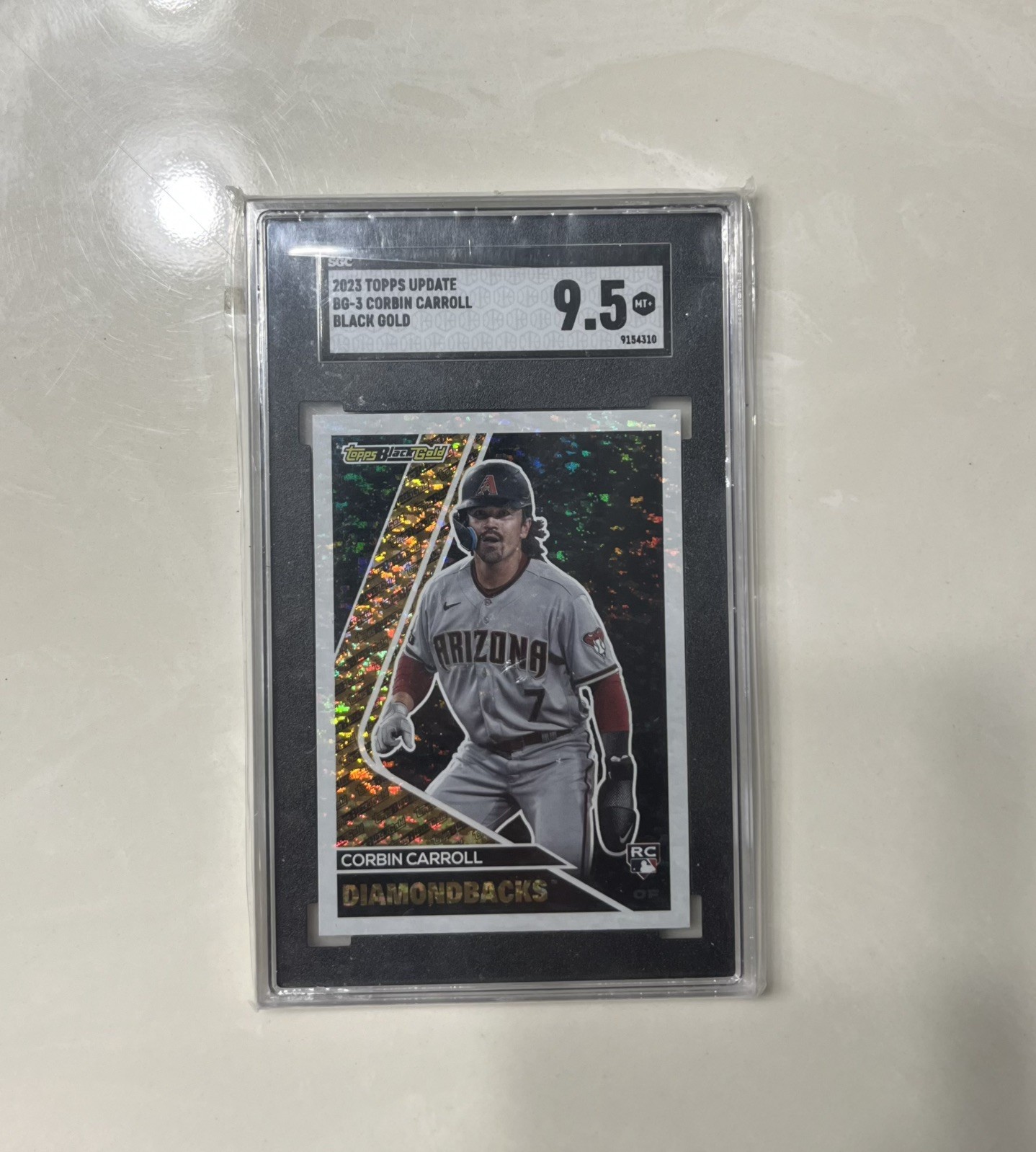 2023 Topps Update Series - Topps Black Gold Corbin Carroll #BG-3 (RC)