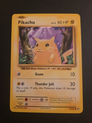 Pikachu 35/108 Common Evolutions Pokemon Lightly Played