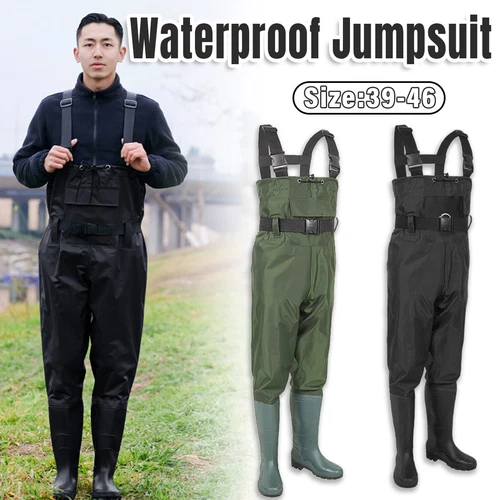 Pants Waders Waterproof Nylon Pants with Boots Hunt Fishing Tackle Wading Outdoo