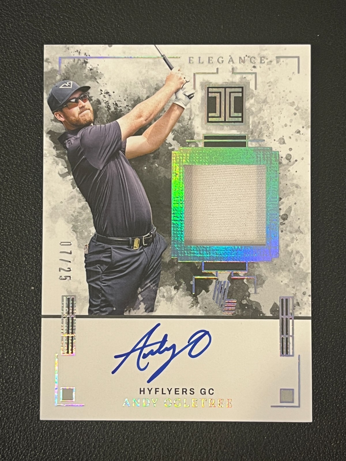 Andy Ogletree 2025 Impeccable LIV Golf Auto Relic Elegance /25 