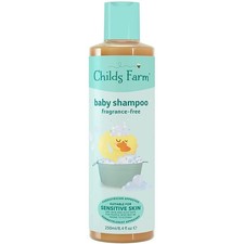 Childs Farm Baby Shampoo Unfragranced Gently Cleanses Hair 250 ml (Pack of 1)