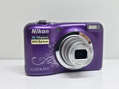 Nikon Coolpix Digitalkamera kompakt A10, Lila Purple, Top Zustand  BLITZBEREIT 