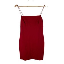Urban Outfitters Women's Size M Red Strapless Stretch Mini Bodycon Dress