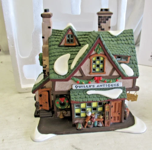 QUILLY'S ANTIQUES - DEPT 56 HERITAGE VILLAGE COL. DICKENS' VILL SERIES MIB a