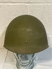 Korean Vietnam War US Army M1 Helmet Liner MSA Steel Pot Green Web Military Vtg