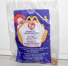1999 McDonald's TY  Spunky The Cocker Spaniel 4  Teenie Beanie Babies