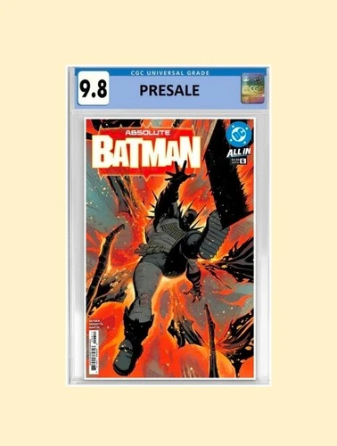 PRESALE Absolute Batman #6 CGC 9.8 Graded Cover A 1st Printing Joker Cameo 🔥