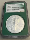 2026 $1 AMERICAN SILVER EAGLE NGC MS69 FROM US MINT SEALED BOX LABEL GREEN CORE