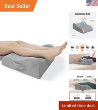 Versatile Curly Leg Pillow - Elevation Support for Legs, Ankle, and Knee Relief
