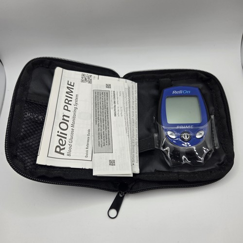 ReliOn Prime Digital Blood Glucose Monitor Meter Blue