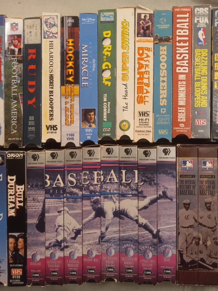44 Sports - VHS Lot - Hockey, Golf, Baseball, Basketball, Football, Sports Hits - Image 3 of 4