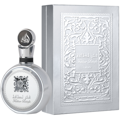 Lattafa Fakhar Platin Eau de Parfum EDP Spray for Unisex 3.4 oz