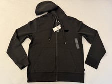 New With Tags Michael Kors Black Full Zip Hooded Sweatshirt Men's Size Small