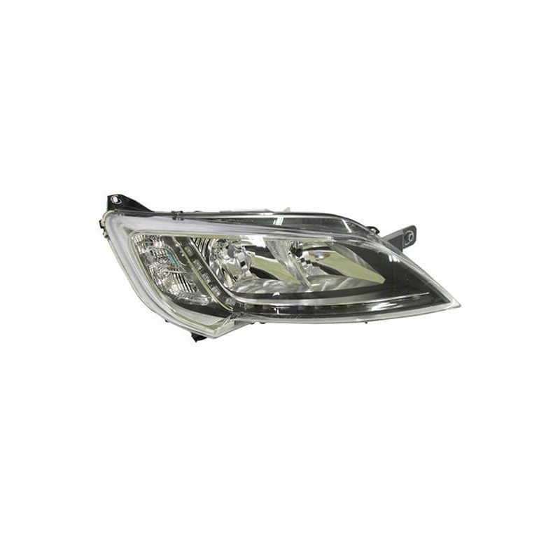 Phare droit LED et H7 pour Fiat Ducato avec optique chromé haute performance