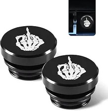 2-pack Automotive Cigarette Lighter Plug Cap Dustproof Waterpro Size Fingers