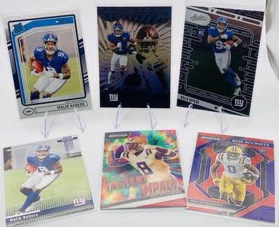 Lot Of 6 Malik Nabers Rookie Cards Excellent Condition Future HOF