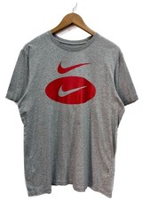 Nike t-shirt in cotone big logo doppio simbolo