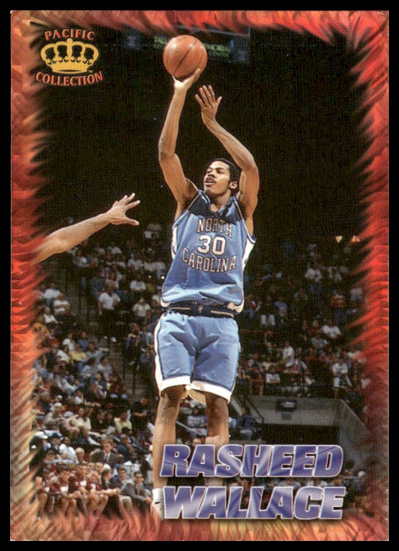 1996 Pacific Power #RR-52 Rasheed Wallace Regents of Roundball North Carolina NM