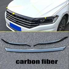 Cubierta del capó del motor de ceja de faro delantero de fibra de carbono 3P para VW Jetta MK7 19-22