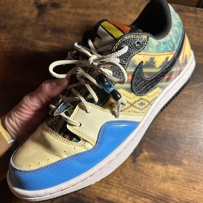 Nike Air Court Force High Premium ''Mexican Blanket'' Mens Size 10.5  314428-103