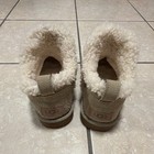UGG Women's Slip-On Slippers Suede Lined Faux Fur Beige US 7 B Width — photo 2