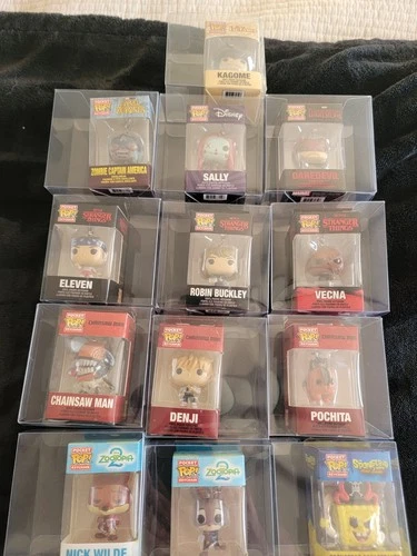 Funko Pocket Pops Keychain Bundle: 13 With No Duplicates Stranger Things And...