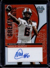 2025 Bowman Best University Maalik Murphy Greatness Awaits Auto #GA-MAM Beavers