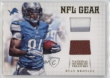 2012 National Treasures Dual Materials Signatures 27/49 Ryan Broyles Auto ms9
