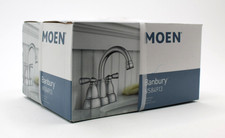 MOEN Banbury Two Handle High Arc Bathroom Faucet WS84913 - Chrome Finish