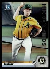 2020 Bowman #HF-GV Gus Varland Chrome Hidden Finds