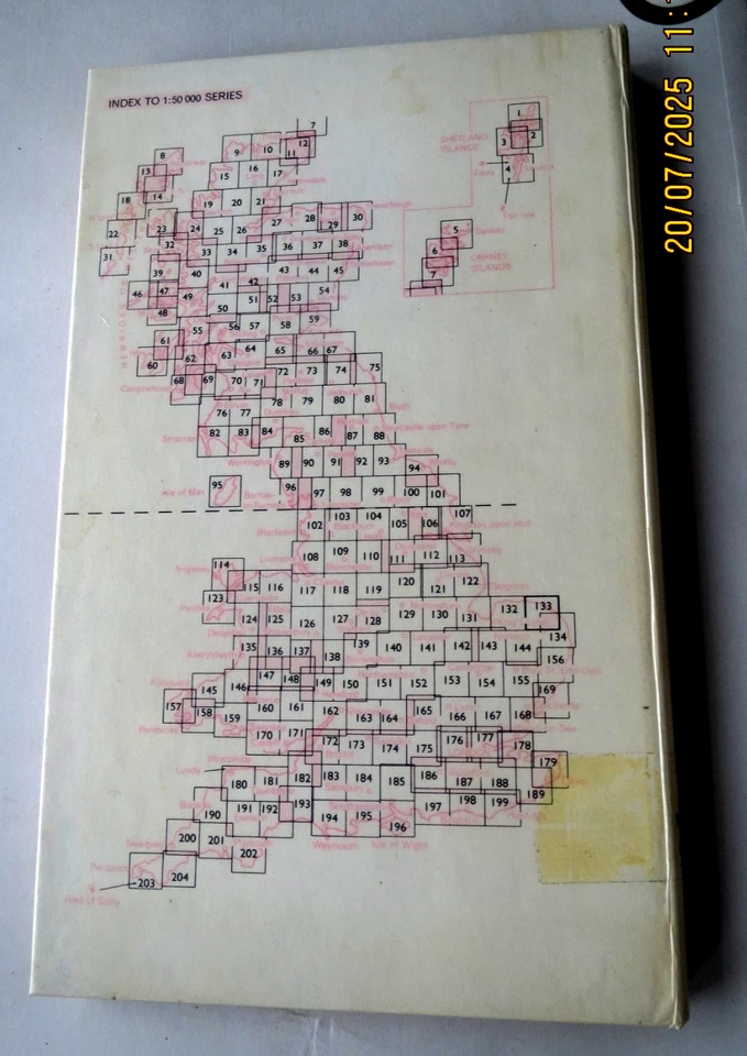 Ordnance Survey Map Colchester & The Blackwater Hardback- Laminated c1979 - Image 3 of 4