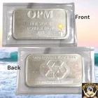 1 Oz .9995 SILVER OPM Ohio Precious Metals With Mushroom Privy Bar 🔥