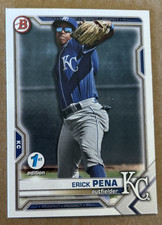 2021 Bowman Draft 1st Edition #BD-178 Erick Pena Kansas City Royals
