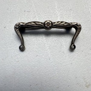 STERLING Silver Metal pin hanger, Floral Flower Theme, Salvage