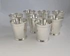 Set of 8 Reed & Barton Sterling Silver Mint Julep Cups – H14 – No Mono-27.05 toz