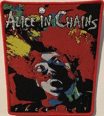 Alice In Chains - Facelift 4'' x 4.5'' Woven Patch [90s Grunge Metal]